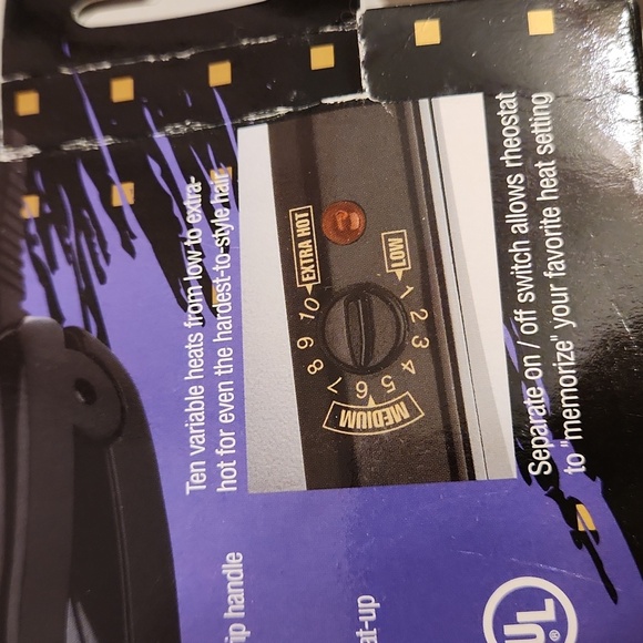 CONAIR Black and Gold Hair Straightener - Picture 7 of 8